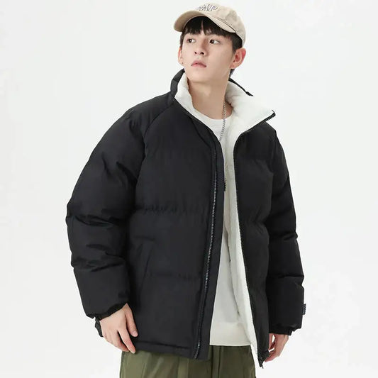 Men's Velvet Puffer Jacket