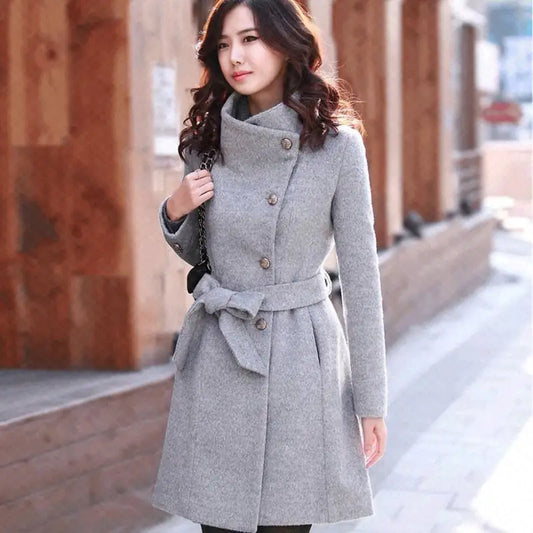 Winter Cashmere Trench Coat