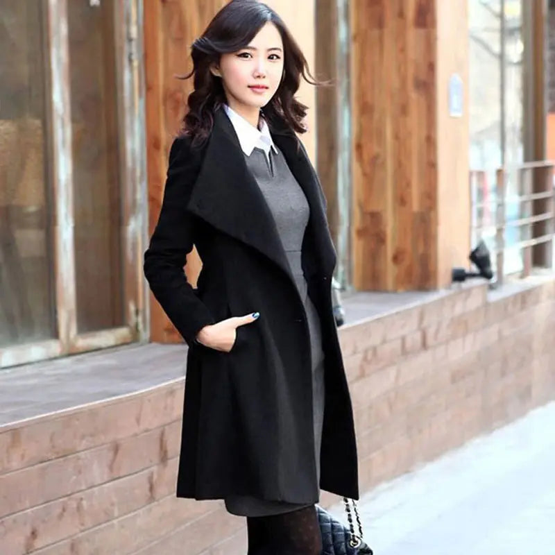 Winter Cashmere Trench Coat