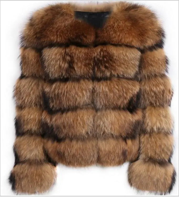 Women's Thick-fur Puffer Jacket